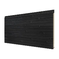 Black Metal Siding fyrir heimili